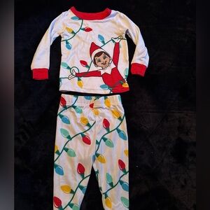 Dr. Seuss Red and White Baby Pajama Collar